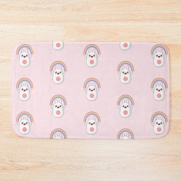 Item preview, Kawaii chubby bunny bean and rainbow designed and sold by KonichiwaCutie.