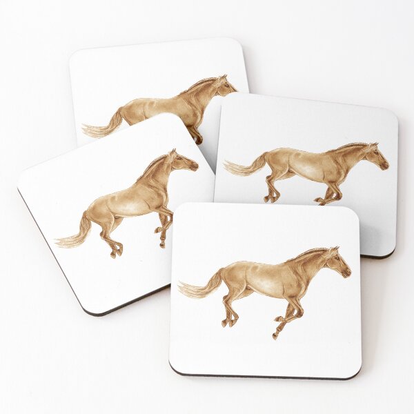 Item preview, Galloping horse 3 - brown colorized version designed and sold by SylvieG18.