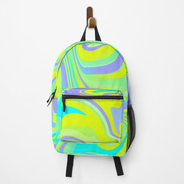 Item preview, Lilac, yellow, blue and green marble pattern designed and sold by theprintedclub.