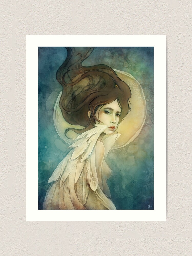 Alternate view of Angelic Art Print