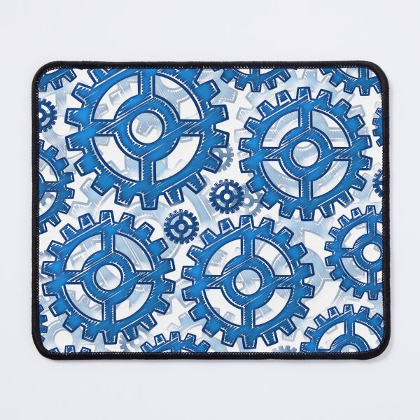 Item preview, Blue gear wheels designed and sold by Gaspar Avila.
