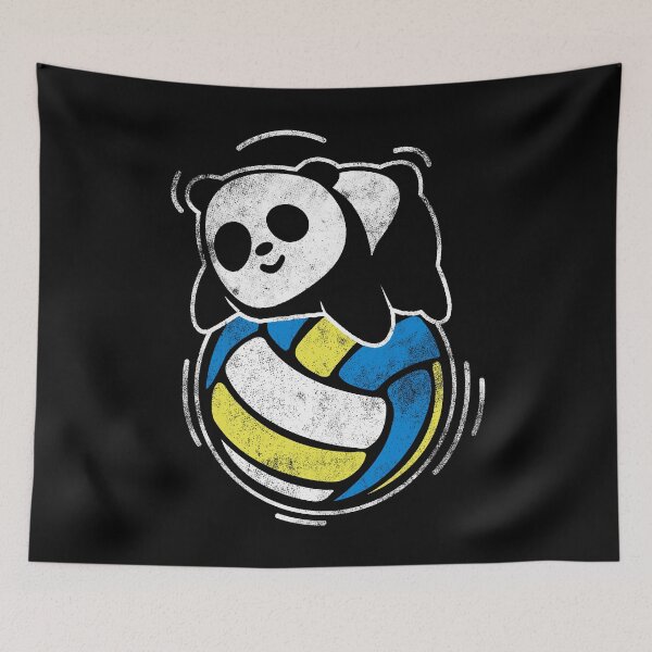 Item preview, volleyball panda designed and sold by Mila1946.