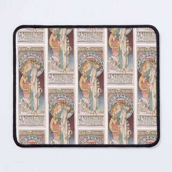 Item preview, La Samaritaine -Alphonse Mucha -Art Nouveau Mucha -Art Nouveau - Vintage Alphonse Woman Nouveau designed and sold by TeeARTHY.