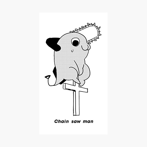 "Pochita Chainsaw Man Manga" Photographic Print for Sale by meabh00