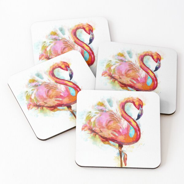 Item preview, Flamingo Watercolor designed and sold by Nora Gad.