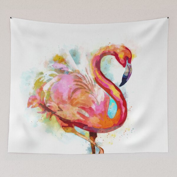 Item preview, Flamingo Watercolor designed and sold by Nora Gad.