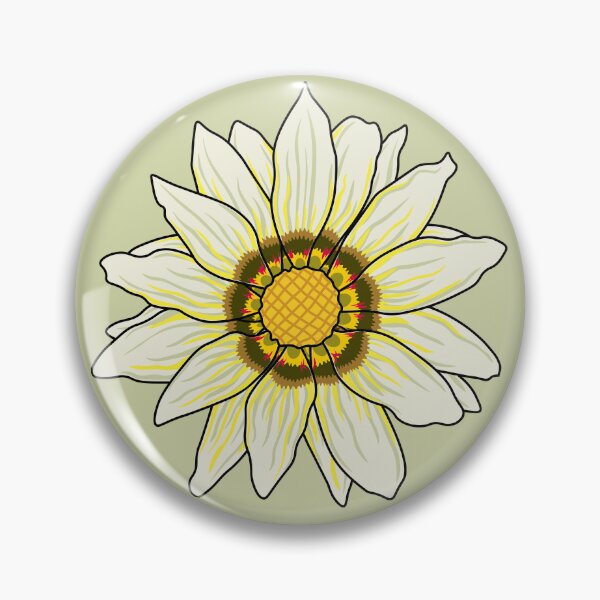 Item preview, Gazania yellow flower designed and sold by floralfan.