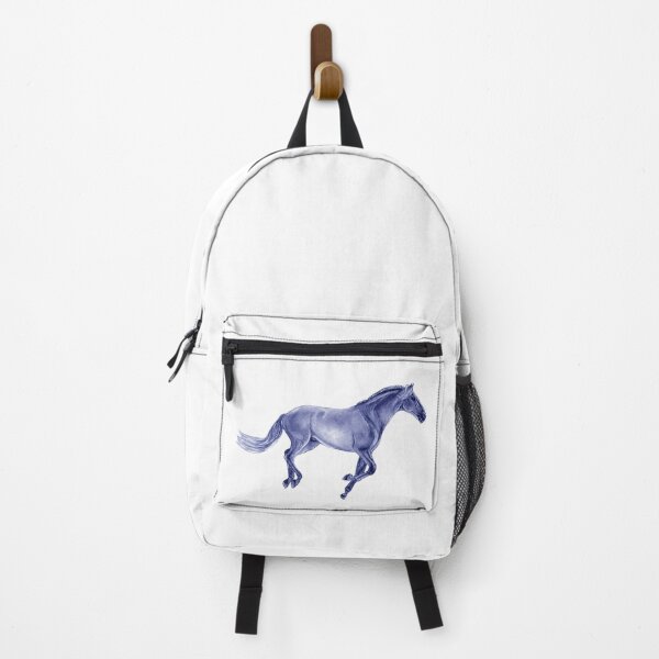 Item preview, Galloping horse 3 - blue colorized version designed and sold by SylvieG18.