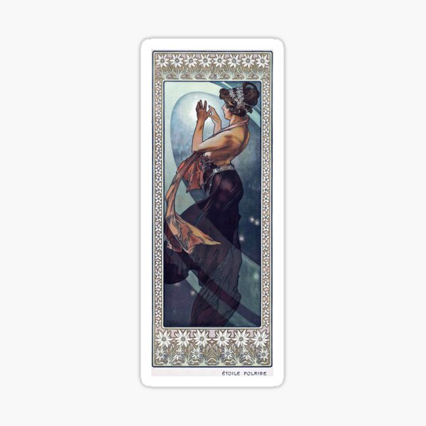 Item preview, Étoile Polaire -Alphonse Mucha -Art Nouveau Mucha -Art Nouveau - Vintage Alphonse Woman Nouveau designed and sold by TeeARTHY.