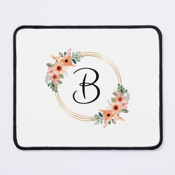 Item preview, Monogram Letter B | Coral Floral Design designed and sold by JustSeasons.