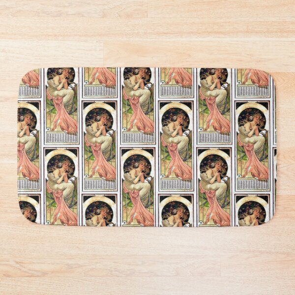 Item preview, 1902 calendar  -Alphonse Mucha -Art Nouveau Mucha -Vintage Alphonse Woman Nouveau designed and sold by TeeARTHY.