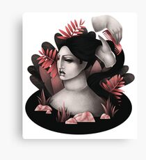 Woman in her bath Canvas Print