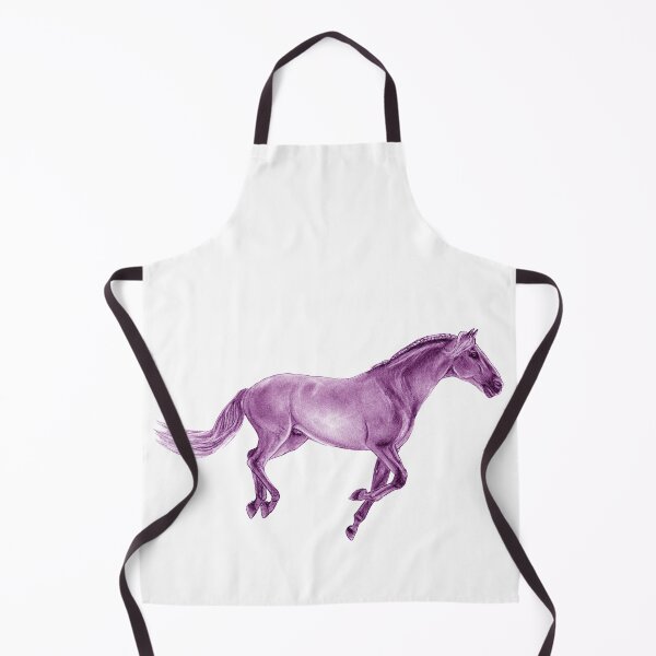 Item preview, Galloping horse 3 - purple colorized version designed and sold by SylvieG18.
