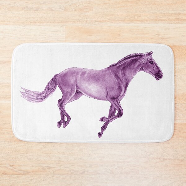 Item preview, Galloping horse 3 - purple colorized version designed and sold by SylvieG18.