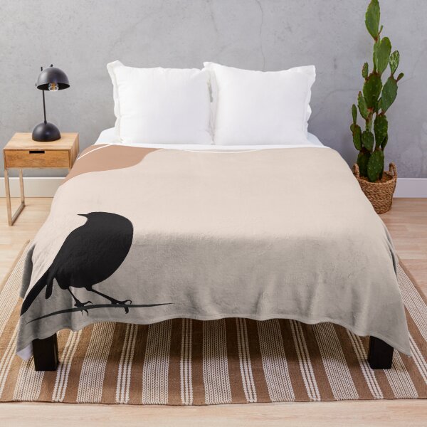 Item preview, Minimalist Avian Silhouette - Beige Elegance designed and sold by DonneeCreations.