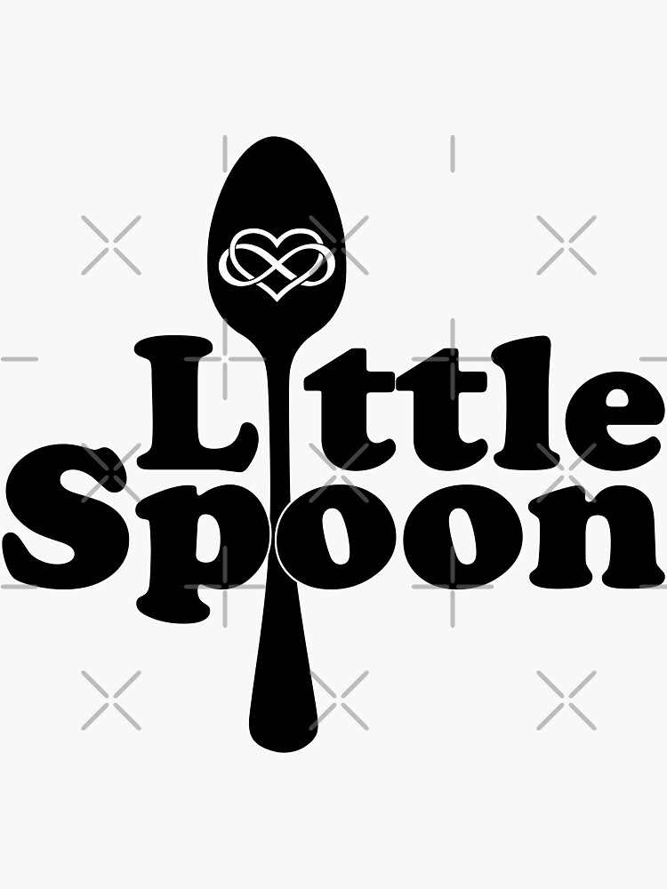 "Little Spoon Polyamory Throuple Relationship Couples" Sticker for Sale