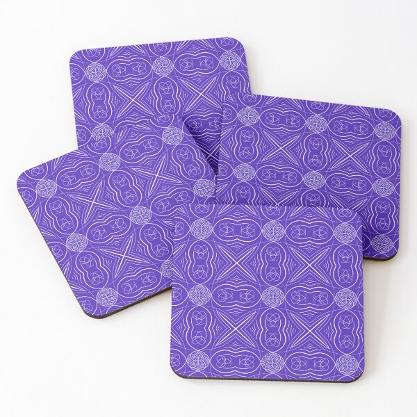 Item preview, Cool unique hand drawn geometric repeating pattern - WelshDesigns designed and sold by welshdesigns.