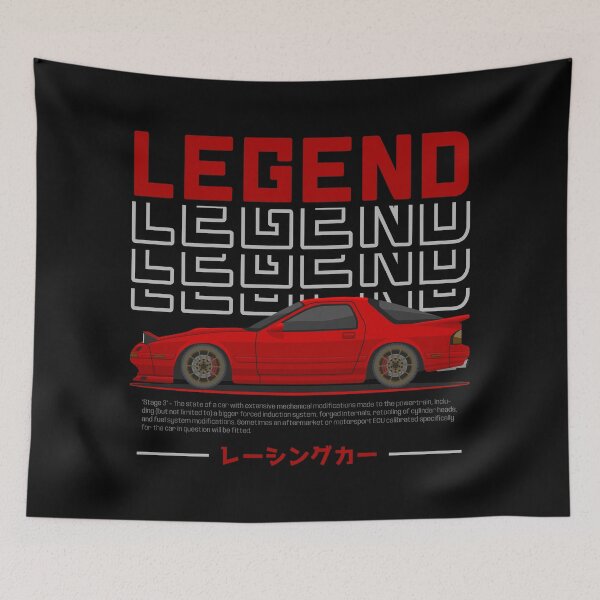 Item preview, Midnight Racer Red RX 7 FC 3S JDM designed and sold by goldentuners.
