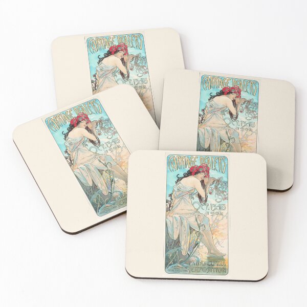 Item preview, Carriage Dealers -Alphonse Mucha -Art Nouveau Mucha -Vintage Alphonse Woman Nouveau designed and sold by TeeARTHY.