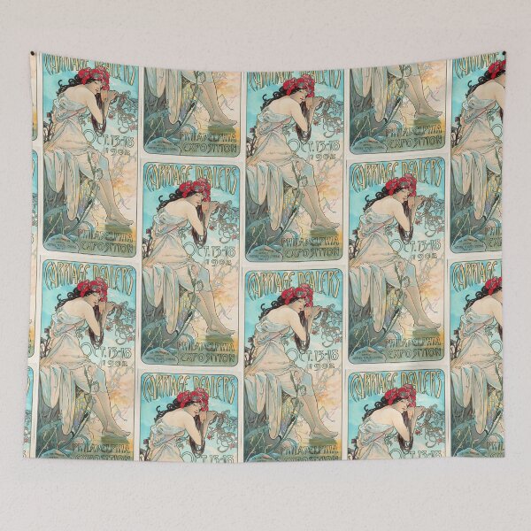 Item preview, Carriage Dealers -Alphonse Mucha -Art Nouveau Mucha -Vintage Alphonse Woman Nouveau designed and sold by TeeARTHY.