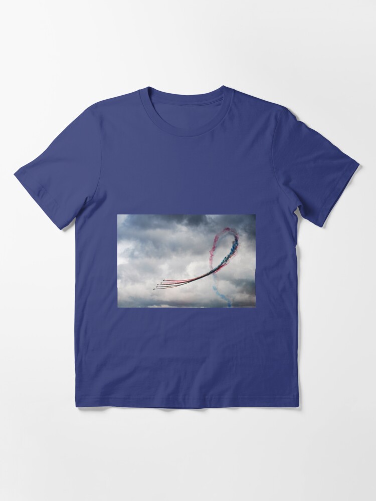 Thumbnail 2 of 7, Essential T-Shirt, Red Arrows aerobatic display designed and sold by santoshputhran.