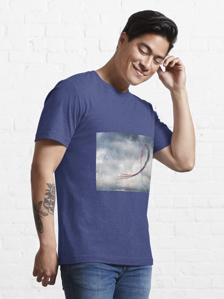 Thumbnail 3 of 7, Essential T-Shirt, Red Arrows aerobatic display designed and sold by santoshputhran.