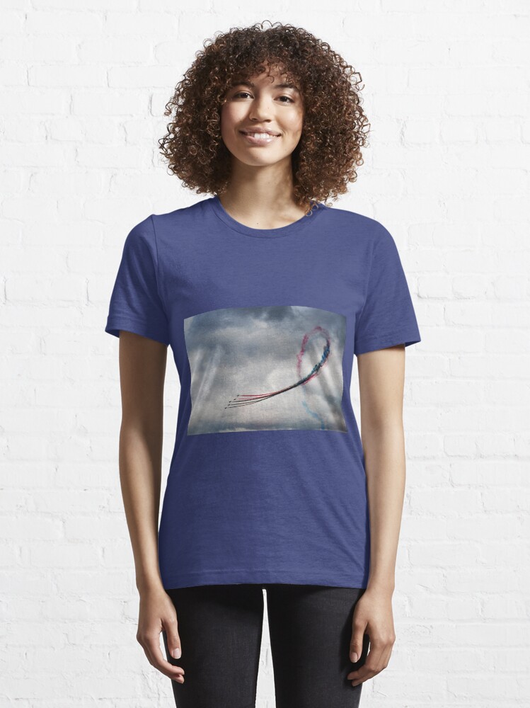 Thumbnail 6 of 7, Essential T-Shirt, Red Arrows aerobatic display designed and sold by santoshputhran.