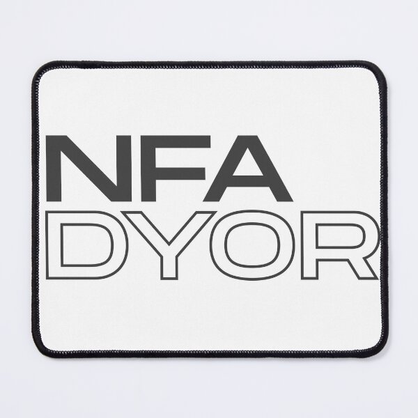 Item preview, Crypto NOT FINANCIAL ADVICE - DYOR designed and sold by Ew-i-am.