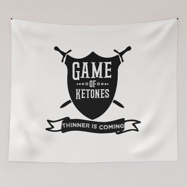Artikelvorschau, Game Of Ketones Thinner Is Coming, Keto-Diät-Ketose-T-Shirt, Geschenke, lustiges Zitat entworfen und verkauft von pirosio.