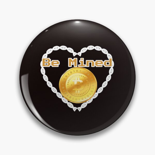 Item preview, Be Mined Cryptocurrency Heart Design designed and sold by Angela Mello.