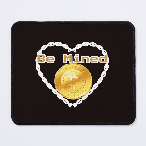 Item preview, Be Mined Cryptocurrency Heart Design designed and sold by Angela Mello.