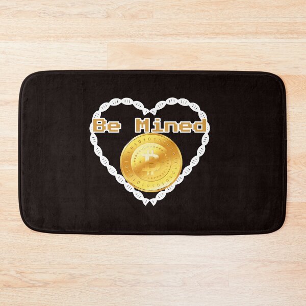 Item preview, Be Mined Cryptocurrency Heart Design designed and sold by Angela Mello.