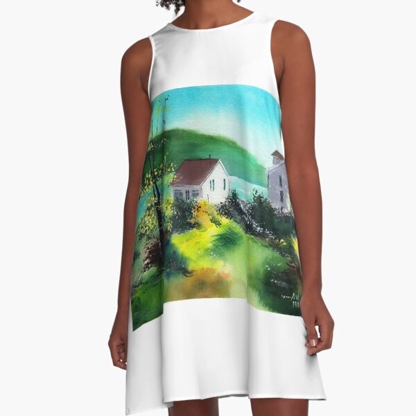 Lake Houses A-Line Dress