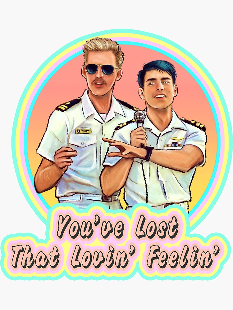 "Maverick and Goose - You've Lost That Lovin' Feelin'" Sticker for Sale by pohjanneito | Redbubble