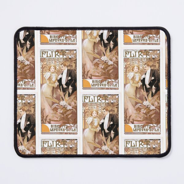 Item preview, Flirt -Alphonse Mucha -Art Nouveau Mucha -Vintage Alphonse Woman Nouveau designed and sold by TeeARTHY.