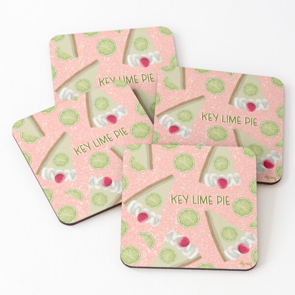 Item preview, Key Lime Pie on Peach designed and sold by MarcyBrennanArt.