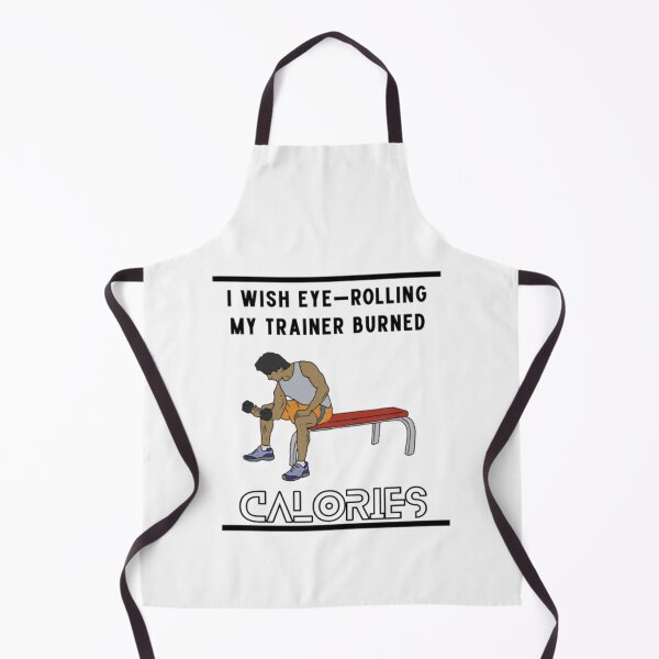 Item preview, Bodybuilding I Wish Eye Rolling My Trainer Burned Calories (Light Background) designed and sold by embaarc.