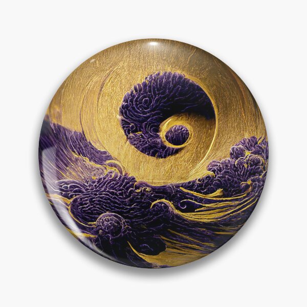 Item preview, Epic Hero Emblem purple and gold designed and sold by wienpro.