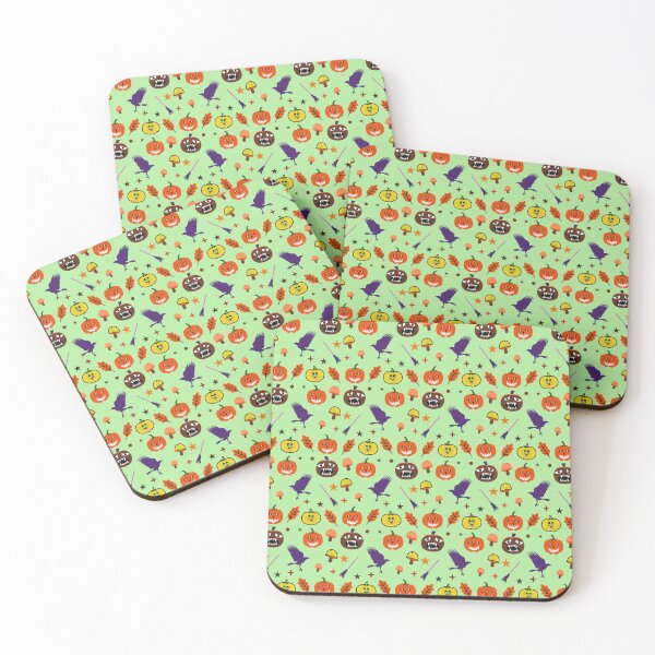 Item preview, Colorful Scary Halloween Pattern designed and sold by BelloniArtShop.