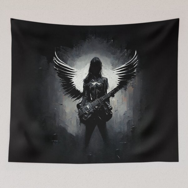 Artikelvorschau, Wunderschöne Dark Angel Heavy Metal Punk E-Gitarrenmusik entworfen und verkauft von FunWearVM.