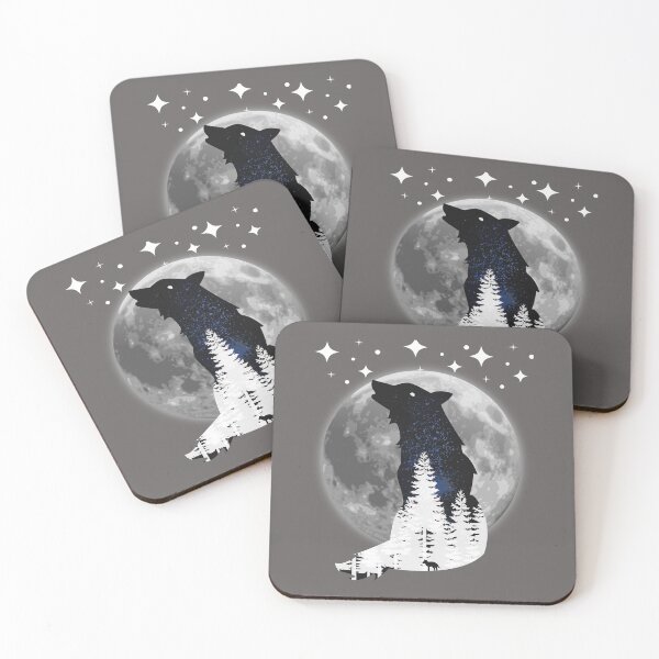 Item preview, Be Strong As A Wolf Under Moon Light designed and sold by fatydesignspace.
