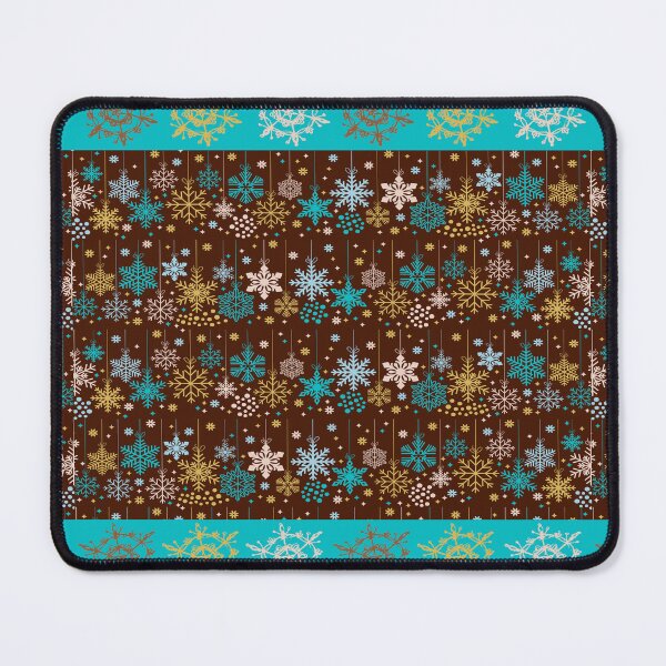 Item preview, Bohemian Snow Flakes Aqua Pattern designed and sold by Ksaavet.