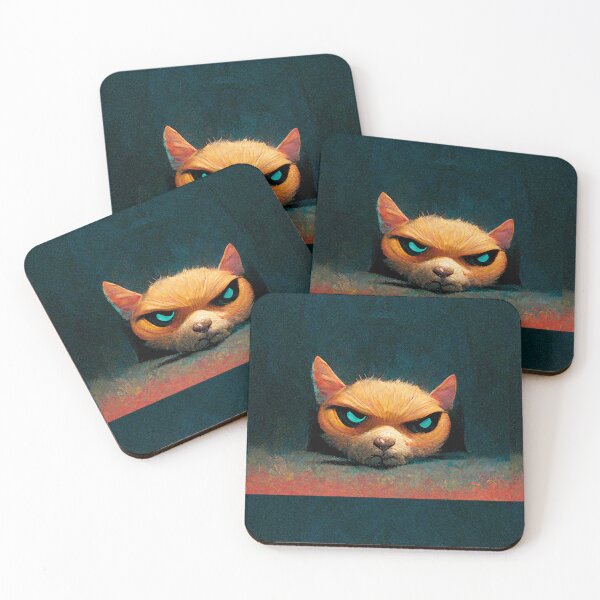 Item preview, The Exhausted Cat designed and sold by bradzangwill.
