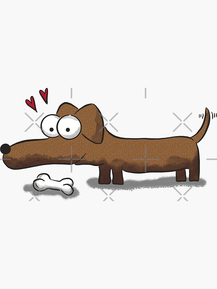 Caroline 's Treasures LH9166DS1216 Corazones De Perro Salchicha Amor Y