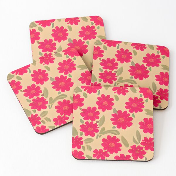 Item preview, Red flowers pattern. designed and sold by Art-Vibrations.