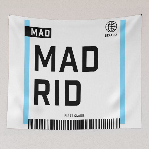Item preview, Madrid MAD Boarding Pass designed and sold by irony.
