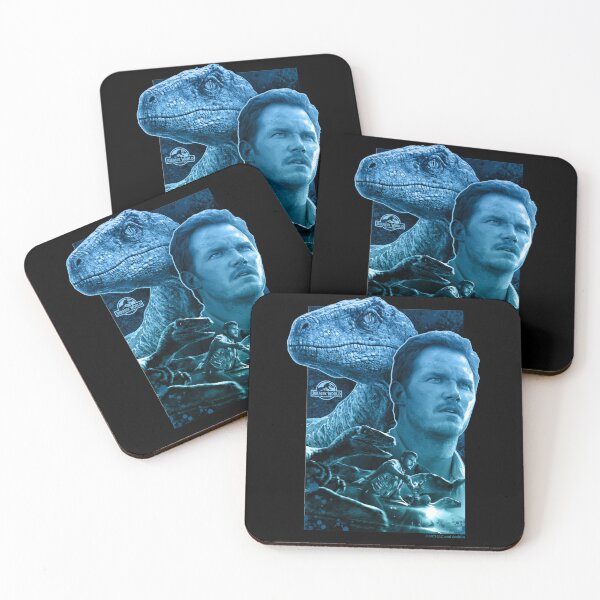 Item preview, Blue and Owen Grady - Jurassic World characters art designed and sold by Luhmdesign.
