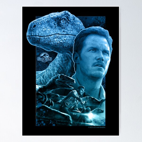 Jurassic World Blue Raptor Posters for Sale