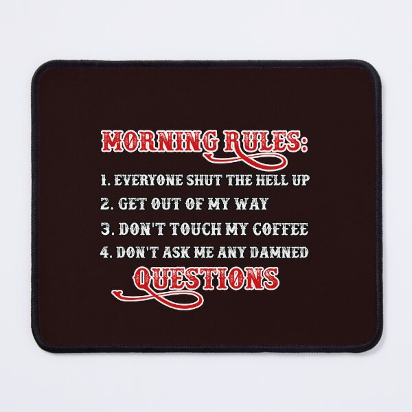 Item preview, Morning Rules Design designed and sold by Angela Mello.