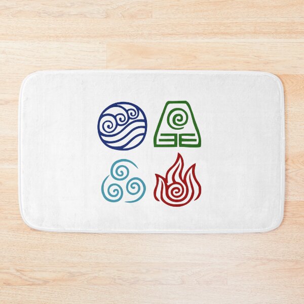 Artikelvorschau, Avatar Die vier Elemente Symbole Tattoo Hydro Aufkleber entworfen und verkauft von Chillygraphics.